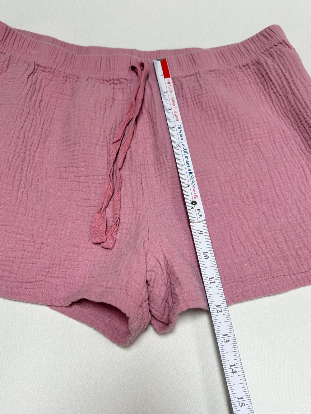 Born Light Pink Two-Piece Short Sleeve Pajama Set - Picture 12 of 15